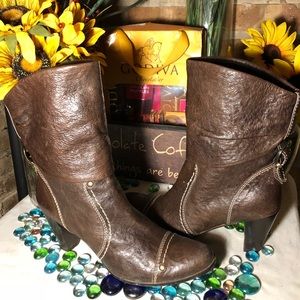 Tentazione Leather Ankle Boots